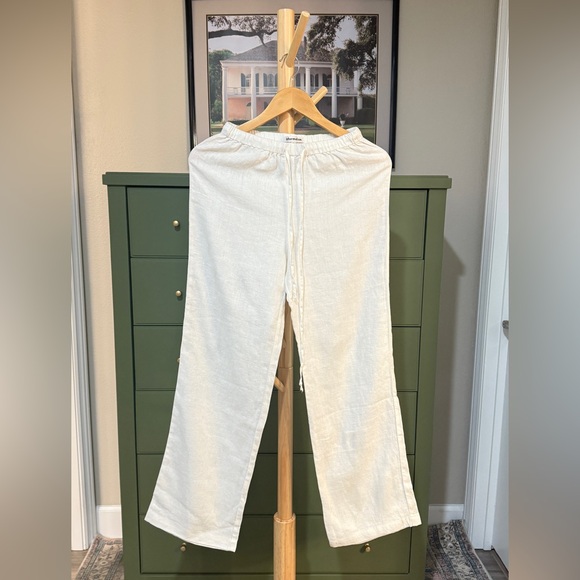 Reformation Olina Linen Pant In White, brand new, never worn, no flaws. - Picture 16 of 16